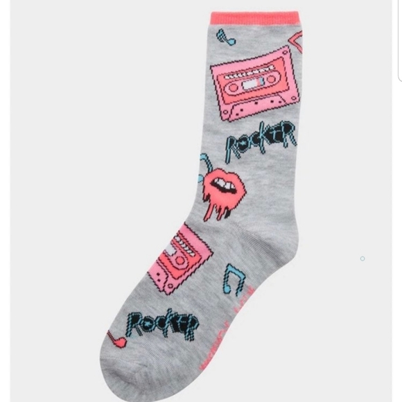Betsey Johnson Rock & Roll 7 pairs Crew Socks Gift Set - Picture 12 of 16
